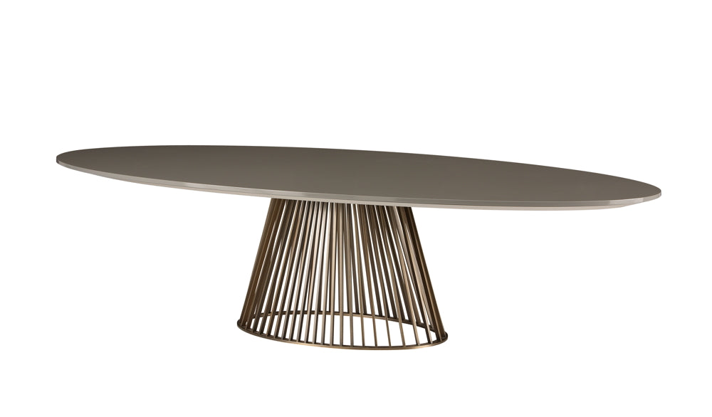 TAVOLO VENEZIA ELITTICO LACCATO LUCIDO