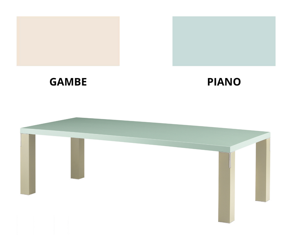 TAVOLO FIRENZE RETTANGOLARE LACCATO OPACO