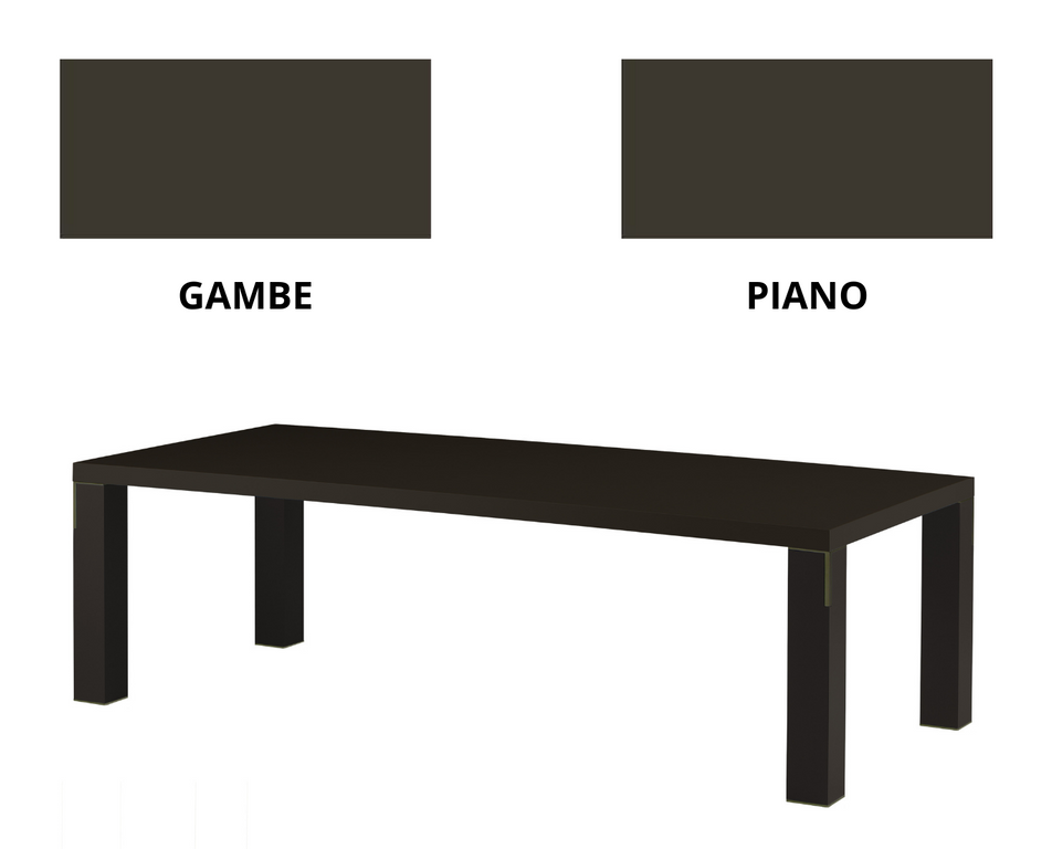 TAVOLO FIRENZE RETTANGOLARE LACCATO OPACO