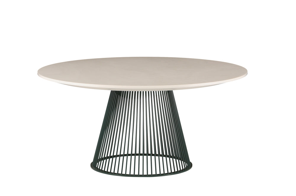 DINING TABLE VENEZIA ROUND GLOSS LACQUERED 